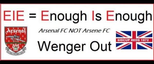 Mercato-Supporters : « Arsenal FC n’est pas le Arsène FC, dehors Wenger ! »