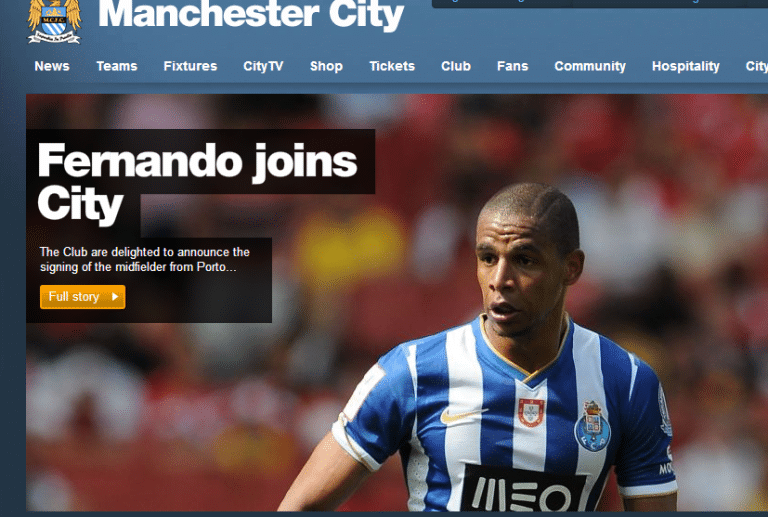 Manchester City : Fernando a signé