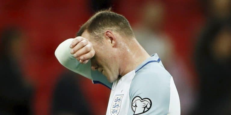 Angleterre : le capitaine de la sélection anglaise, Wayne Rooney sanctionné !