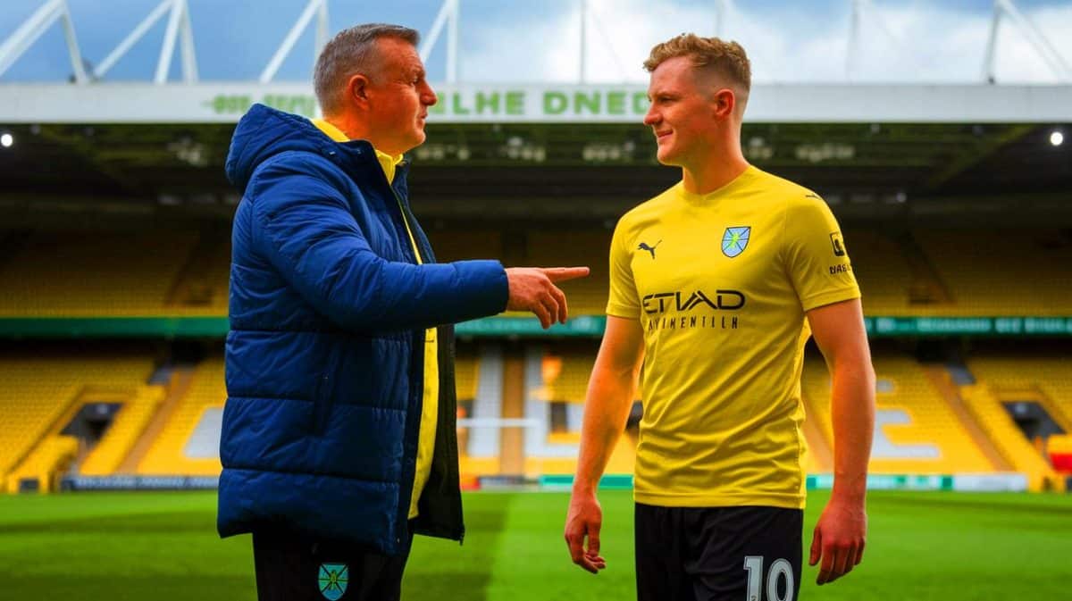 « Ce conseil inattendu qui pourrait tout changer » : cet entraîneur de Norwich City s’invite dans l’avenir de Callum Doyle en pleine rumeur de transfert « Ce conseil qui pourrait tout changer » : l'entraîneur de Norwich City livre ses secrets à Callum Doyle sur son avenir de transfert palpitant