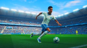 Illustration de Luis Henrique lors de son dernier match potentiel avec l'OM. Image réalisée par IA.