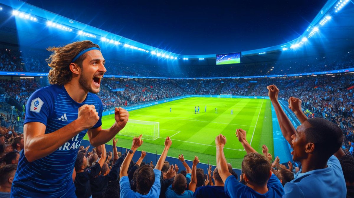 « Ça va être grandiose » : cette promesse enflammée d’Adrien Rabiot pour le futur de l’OM va bouleverser les supporters et marquer les esprits Illustration de l'attachement d'Adrien Rabiot aux supporters marseillais. Image réalisée par IA.