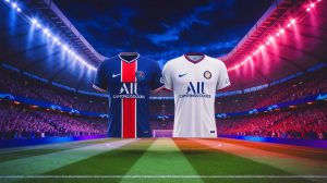 Illustration de la finale inédite de la Ligue des champions entre le PSG et l'Inter Milan (création par IA, non réaliste). Crédit : Ideogram