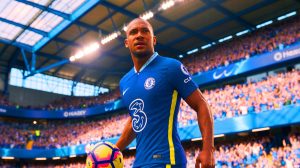 Illustration de Chelsea prêt à investir dans l'attaquant Ollie Watkins pour renforcer son attaque (création par IA, illustration non réaliste). Crédit : Ideogram.