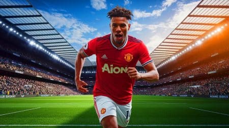 Illustration de Yann Bisseck, défenseur central de l'Inter Milan, ciblé par Tottenham et Manchester United (création par IA, illustration non réaliste). Crédit : Ideogram.
