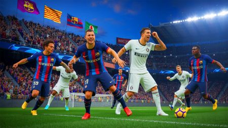 Illustration de la défaite du FC Barcelone face à l'Inter en Ligue des Champions (création par IA, non réaliste). Crédit : Ideogram