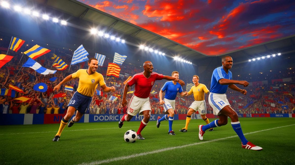 Illustration de l'absence de Zinédine Zidane au jubilé de Djibril Cissé. Image réalisée par IA.