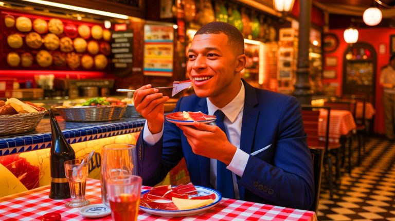 Le choc culinaire qui secoue le Real Madrid : découvrez le plat espagnol irrésistible dont Kylian Mbappé raffole en secret depuis son arrivée