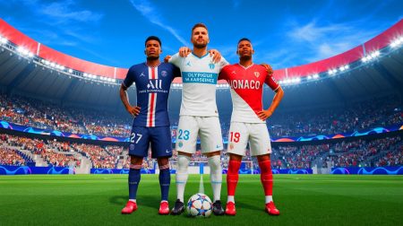Illustration de la préparation des clubs français pour la Ligue des Champions 2024/2025. Image réalisée par IA.