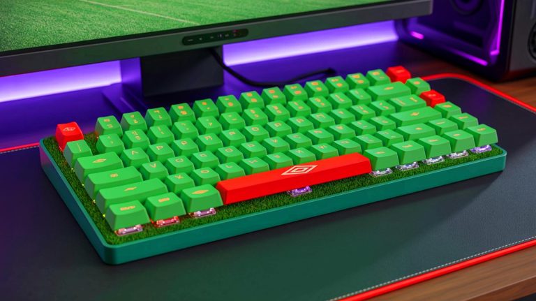 Quand le football envahit votre bureau : Umbro lance ce clavier pensé pour les gamers qui transforment chaque frappe en une action digne d’un stade