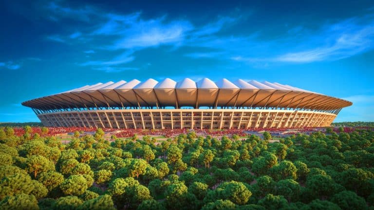 Une annonce bouleversante : le Maroc érige le plus grand stade avec toit-tente inédit qui redéfinit l&rsquo;architecture mondiale