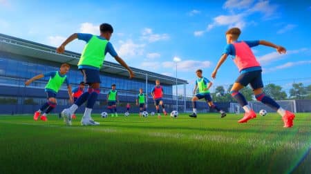 Illustration de la domination du Stade Rennais dans le classement des centres de formation de Ligue 1. Image réalisée par IA.