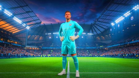 Illustration de l'arrivée de Marcus Bettinelli à Manchester City en provenance de Chelsea. Image réalisée par IA.