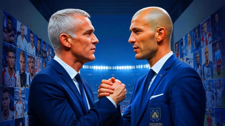 Le duel explosif entre Didier Deschamps et Zinedine Zidane : révélations choquantes sur cette rivalité qui fait trembler le monde du football français