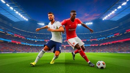 Illustration de l'arrivée potentielle d'Olivier Giroud et Paul Pogba en Ligue 1. Image réalisée par IA.