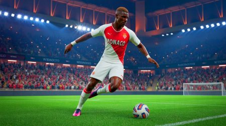 Illustration de Paul Pogba en tenue sportive, prêt à rejoindre l'AS Monaco. Image réalisée par IA.
