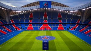 Illustration de l'affrontement entre le PSG et l'Inter Miami lors de la Coupe du monde des clubs 2025. Image réalisée par IA.