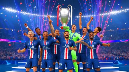 « Un triomphe à couper le souffle » : la presse mondiale encense le PSG après un sacre jugé historique par tous les experts Illustration de la victoire historique du Paris Saint-Germain en Ligue des Champions. Image réalisée par IA.