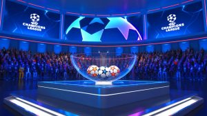Illustration de la potentielle nouvelle règle de tirage au sort de la Champions League 2025/2026. Image réalisée par IA.