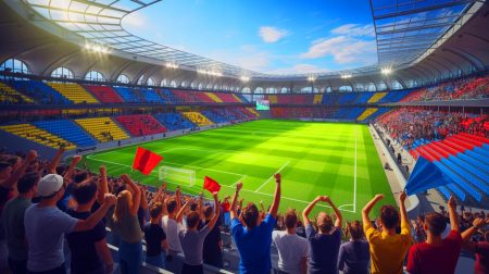 « Ils y ont caché un niveau interdit » : le futur Camp Nou de 105 000 places dévoile un secret hallucinant qui affole toute la Catalogne Illustration de nouveaux stades de football en Europe pour la saison 2025-2026, générée par intelligence artificielle.