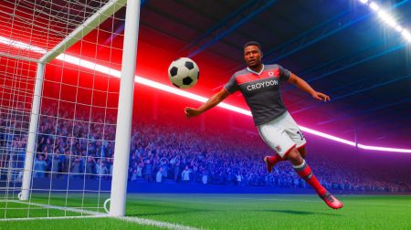 Illustration de Ryan Hall inscrivant le but le plus rapide de l'histoire du football, générée par intelligence artificielle.