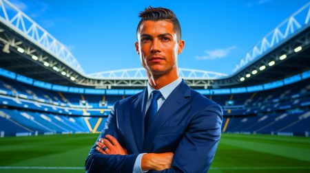 La révélation inattendue : découvrez la valeur astronomique des parts de Cristiano Ronaldo dans le capital d’Al-Nassr en euros enfin dévoilée Illustration de Cristiano Ronaldo en tant qu'actionnaire du club Al-Nassr. Image réalisée par IA.