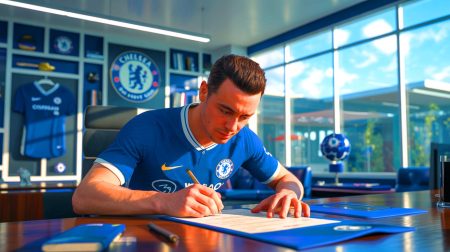 Le transfert qui divise : « C’est fait, Xavi Simons de Leipzig va signer pour Chelsea pour 50 millions d’euros », une trahison pour les fans français Illustration de Xavi Simons signant son contrat avec Chelsea.