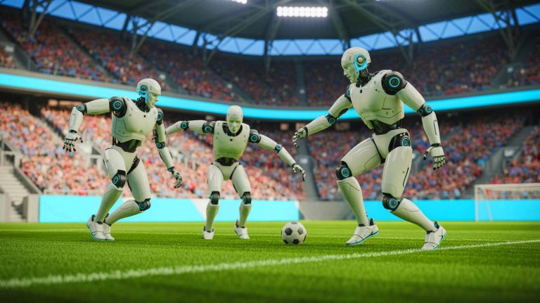 « Les robots marquent des buts mieux que Messi » : l&rsquo;incroyable avancée de l&rsquo;intelligence artificielle qui bouleverse le monde du sport