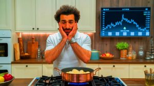 Illustration de Mohamed Salah célébrant un but pour Liverpool, générée par intelligence artificielle.