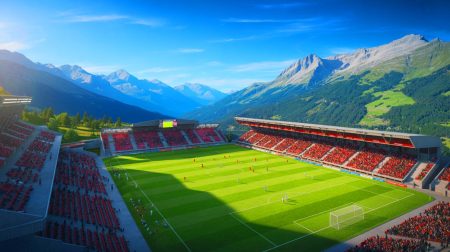 « On joue au foot au-dessus des nuages » : des terrains perchés à plus de 3 500 mètres défiant gravité et imagination émerveillent le monde Illustration de terrains de football situés à des altitudes extrêmes, générée par intelligence artificielle.
