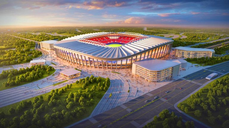 Ce projet pharaonique du PSG affole déjà l’Europe : un stade de 60 000 places ultra-moderne et sa zone commerciale titanesque dévoilés en images inédites
