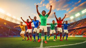 Illustration de l'augmentation des places pour les équipes africaines à la Coupe du monde 2026.