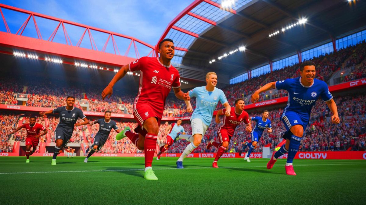 « Ces matchs cruciaux vont bouleverser la course au titre de la Premier League 2025-26 » : un suspense insoutenable Illustration de la course au titre de la Premier League 2025-2026 avec Liverpool, Arsenal, Manchester City et Chelsea en lice.