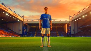 Illustration de l'intérêt d'Everton pour recruter le jeune prodige Tyler Dibling de Southampton.