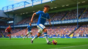 Illustration de l'intérêt d'Everton pour recruter le jeune talent Tyler Dibling de Southampton.