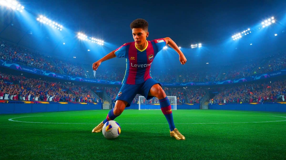 Ce transfert secret de Man Utd terrifie les fans et bouleverse l’avenir du football européen en 24 heures Illustration de l'intérêt de Manchester United pour le jeune attaquant Etta Eyong de Levante.