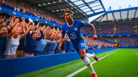 Illustration de l'intérêt de Chelsea pour le transfert de Pablo Barrios de l'Atlético Madrid.