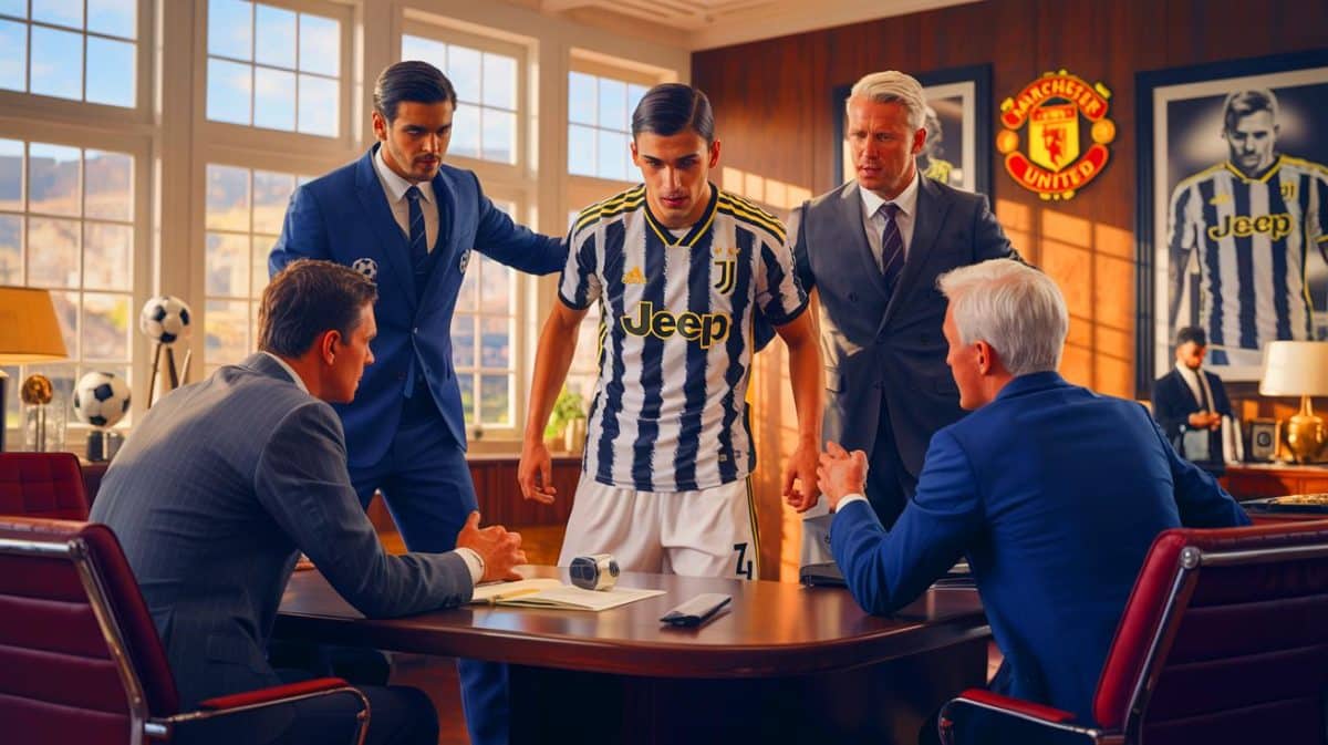 Illustration de Kenan Yildiz, cible prioritaire de Manchester United pour le prochain mercato.
