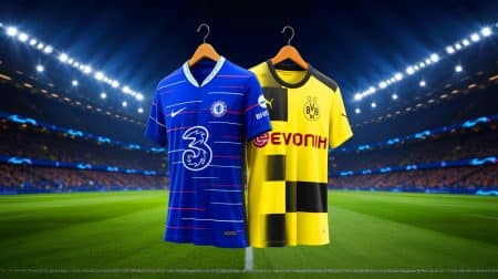 Illustration de l'intérêt de Chelsea pour le défenseur Nico Schlotterbeck de Borussia Dortmund pour renforcer sa défense en 2026.