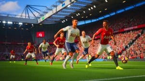 Illustration de la confrontation entre Manchester United et Tottenham Hotspur en Premier League.