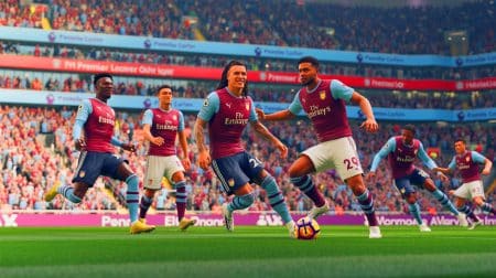 Illustration de la confrontation entre Arsenal et Aston Villa en Premier League avec les défis posés par les blessures.