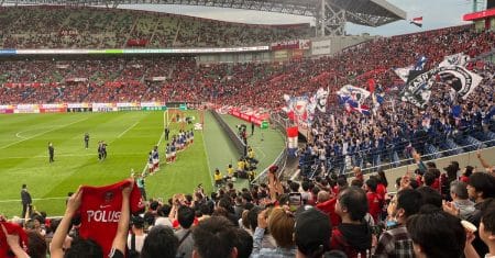 soccer fans stadium crowd