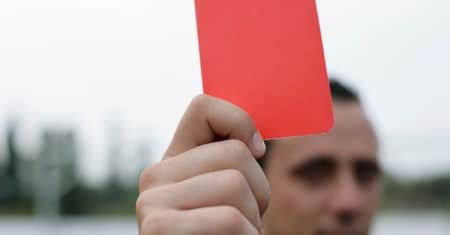 soccer referee yellow card