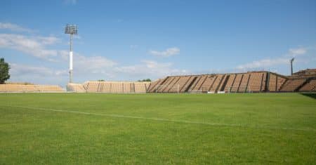 soccer stadium football pitch
