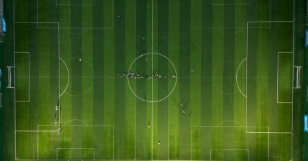 soccer stadium football pitch