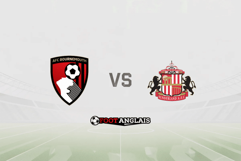 Pronostic Bournemouth – Sunderland (Premier League) : cotes et analyse du match