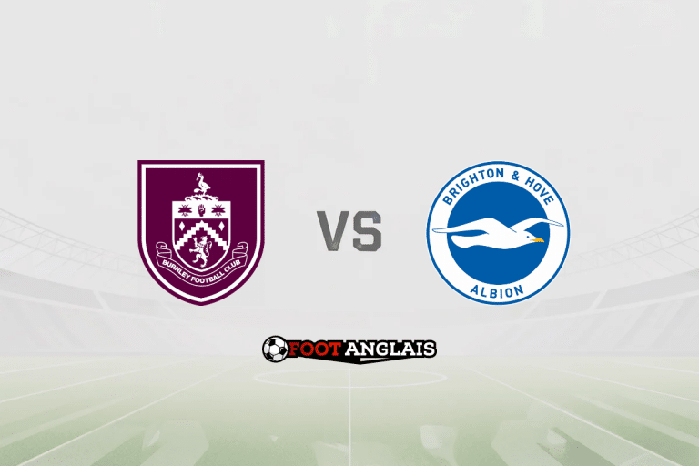 Pronostic Burnley – Brighton (Premier League) : cotes et analyse du match